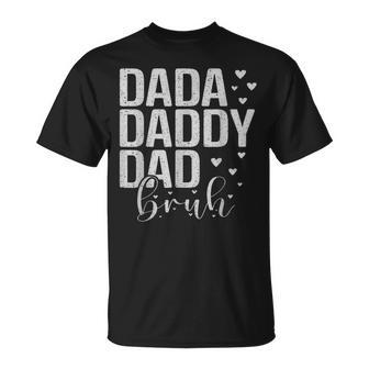 Dada Daddy Dad Bruh Awesome Like My Daughter Father's Day T-Shirt - Seseable