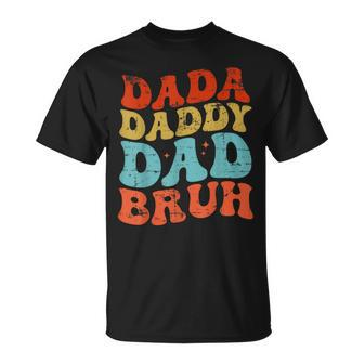 Dada Daddy Dad Bruh Fathers Day Vintage Father For Men T-Shirt - Monsterry DE