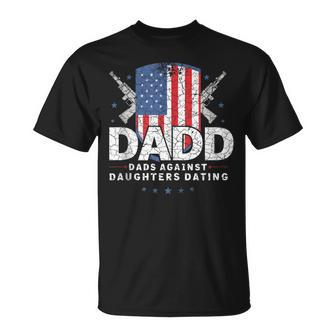 DADD Dads Against Daughters Dating Father's Day Dad Jokes T-Shirt - Thegiftio UK