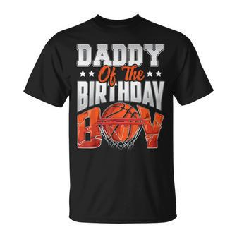 Daddy Basketball Birthday Boy Family Baller B-Day Party T-Shirt - Thegiftio UK