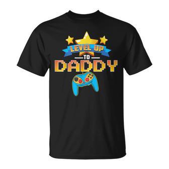 Daddy To Be Pregnancy Reveal Daddy Gamer Dad T-Shirt - Thegiftio