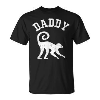 Daddy Squirrel Monkey Vintage Ideas For Dad T-Shirt - Monsterry CA