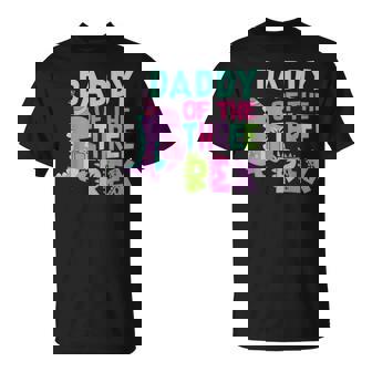 Daddy Of The Three Rex Birthday Dinosaur Family Matching T-Shirt - Thegiftio