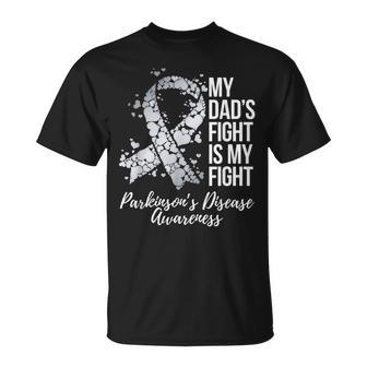 My Dad’S Fight Is My Fight Parkinsons Disease Awareness T-Shirt - Thegiftio UK