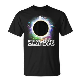 Dallas Texas Total Solar Eclipse 2024 April 8 Totality T-Shirt - Seseable
