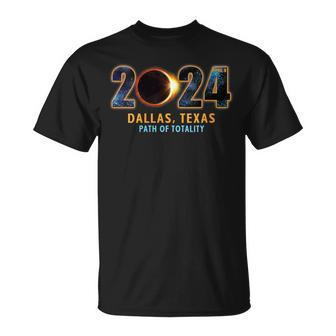 Dallas Texas Total Solar Eclipse 2024 T-Shirt | Mazezy