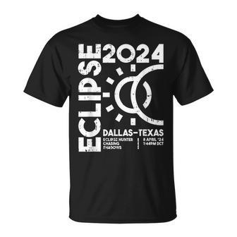 Dallas Texas Total Solar Eclipse April 8 2024 Totality T-Shirt - Monsterry