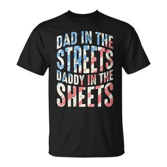 Damen Papa Auf Der Straße Papa In Den Laken Mit-Ausschnitt T-Shirt - Geschenkecke