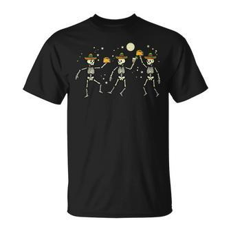 Dancing Skeletons Mexico Cinco De Mayo Mexican Independence T-Shirt - Monsterry DE