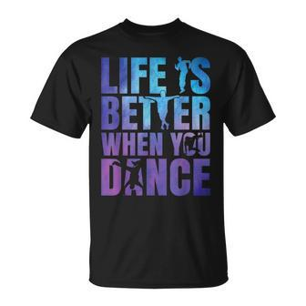 Dancing Street Dance Breakdance T-Shirt - Thegiftio UK