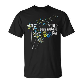 Dandelion Socks World Down Syndrome Day Awareness T-Shirt - Monsterry UK
