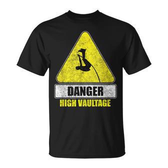 Danger High Vaultage Pole Vaulting Track And Field T-Shirt - Monsterry UK