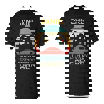Daniel Name Personalized Legendary Gamer T-Shirt - Monsterry