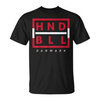 Danmark Fan Hndbll Handballer  T-Shirt - Seseable