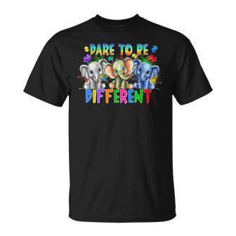 Dare To Be Different Autism Awareness T-Shirt - Monsterry