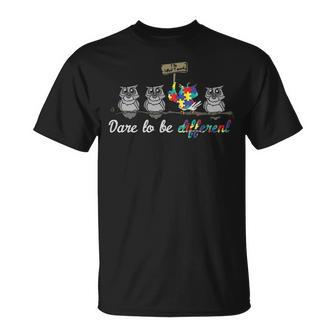 Dare To Be Different Owl T-Shirt | Mazezy
