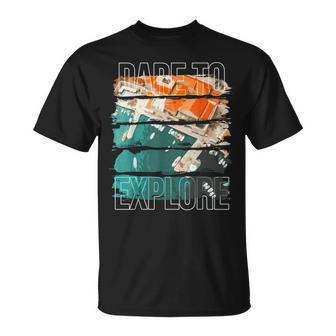 Dare To Explore Boats T-Shirt - Monsterry