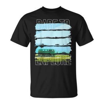 Dare To Explore Traveling T-Shirt - Monsterry