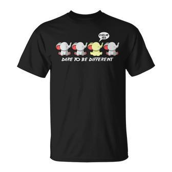 Dare To Be Kiss My Ass Different Motivated Person T-Shirt - Monsterry