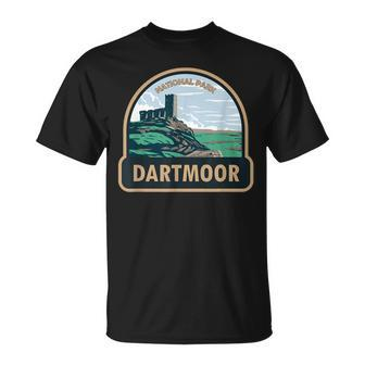 Dartmoor National Park Brentor Church England Vintage T-Shirt - Monsterry UK