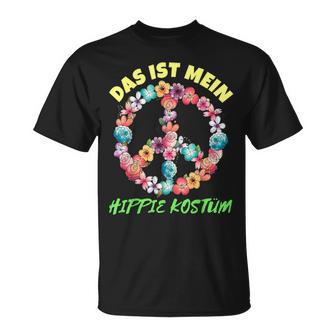 Das Ist Mein Hippie Costume Last Minute T-Shirt - Seseable