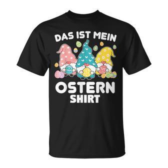 Das Ist Mein Ostern Easter Gnome T-Shirt - Seseable