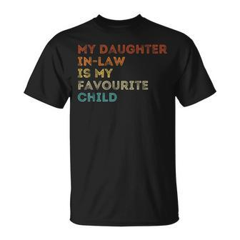 My Daughter In Law Is My Favourite Child Vintage T-Shirt - Monsterry CA