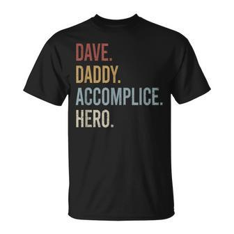 Dave Daddy Accomplice Hero Retro Style Vintage T-Shirt - Seseable
