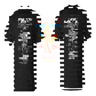 Davy Crockett Texas Alamo Cowboyintage Souvenir T-Shirt - Cadeauxyz