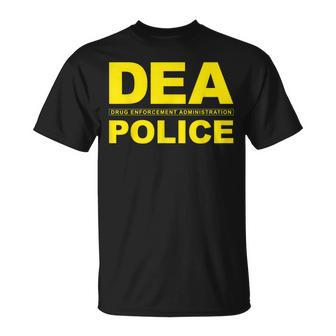 Dea Drug Enforcement Administration Agency Police Agent T-Shirt - Seseable