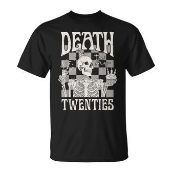 Death To My Twenties RIP 20S Birthday Skeleton T-Shirt - Thegiftio UK