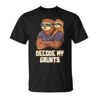Decode My Grunts Dad Conservative Daddy Protective Love T-Shirt - Monsterry CA