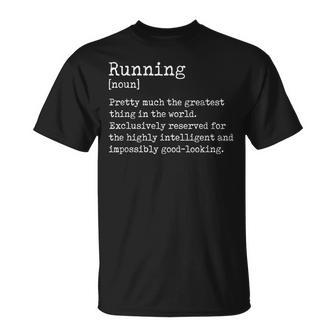 Definition Runner Graphic Running Jogger Sports Athlete T-Shirt - Monsterry