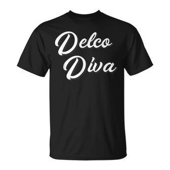 Delco Diva Delaware County Pa T-Shirt - Monsterry UK