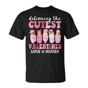 Delivering The Cutest Valentines Labor & Delivery Nurse T-Shirt | Seseable CA