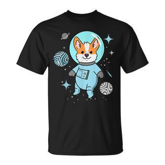 Demiboy Corgi In Space Demiboy Pride T-Shirt - Monsterry UK