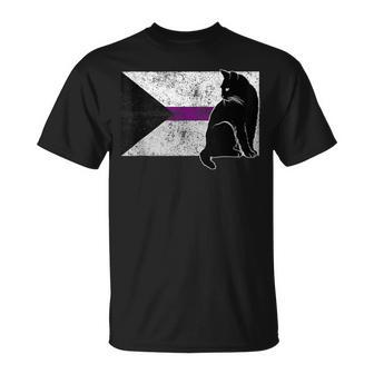 Demisexual Flag Kitten Cat Lover Lgbt Gay Pride T-Shirt - Monsterry AU
