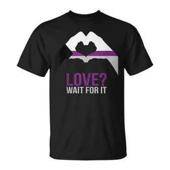 Demisexual Joke Heart Demisexual Flag T-Shirt - Monsterry UK
