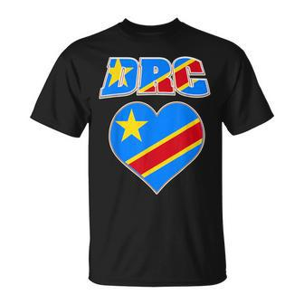 Democratic Republic Of Congo Pride Congolese Flag Love Drc T-Shirt - Monsterry