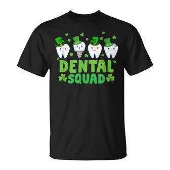 Dental Squad Leprechaun Th Happy St Patrick's Day Dentist T-Shirt - Thegiftio