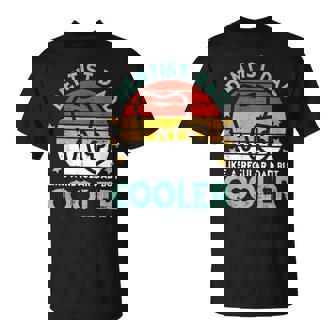 Dentist Dad Fathers Day Retro Dental Papa Grandpa Men T-Shirt - Thegiftio