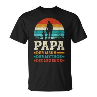 Der Mann Der Mythos Die Legende Father's Day Sayings Papa T-Shirt - Geschenkecke