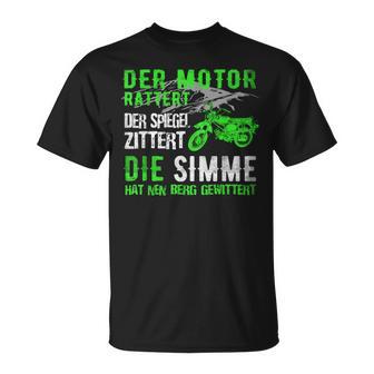 Der Motor Rattert Der Spiegel Zittert T-Shirt - Seseable