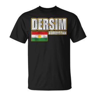 Dersim Kurdistan Flag Free Kurdistan Dersim T-Shirt - Seseable