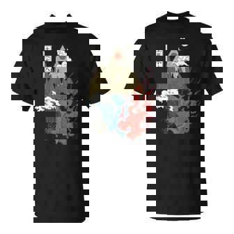 Nature Quatre Éléments De Style Japonais T-Shirt - Cadeauxyz