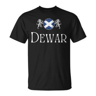 Dewar Clan Scottish Family Name Scotland Heraldry T-Shirt - Seseable