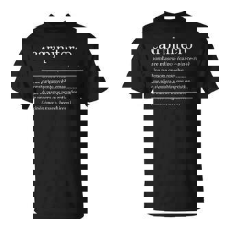 Diccionario Carpintero Carpintería Definición Camiseta unisex - Regaloses