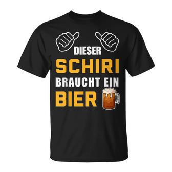 Dieser Schiri Braucht Bier T-Shirt - Geschenkecke