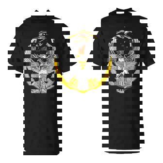 Dieu Égyptien Horus Faucon Pyramides Égyptiennes Ankh T-Shirt - Cadeauxyz