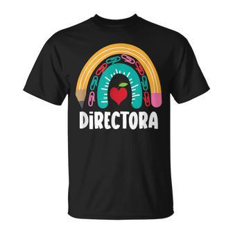 Directora Boho Rainbow For Spanish Latina Directora T-Shirt - Monsterry